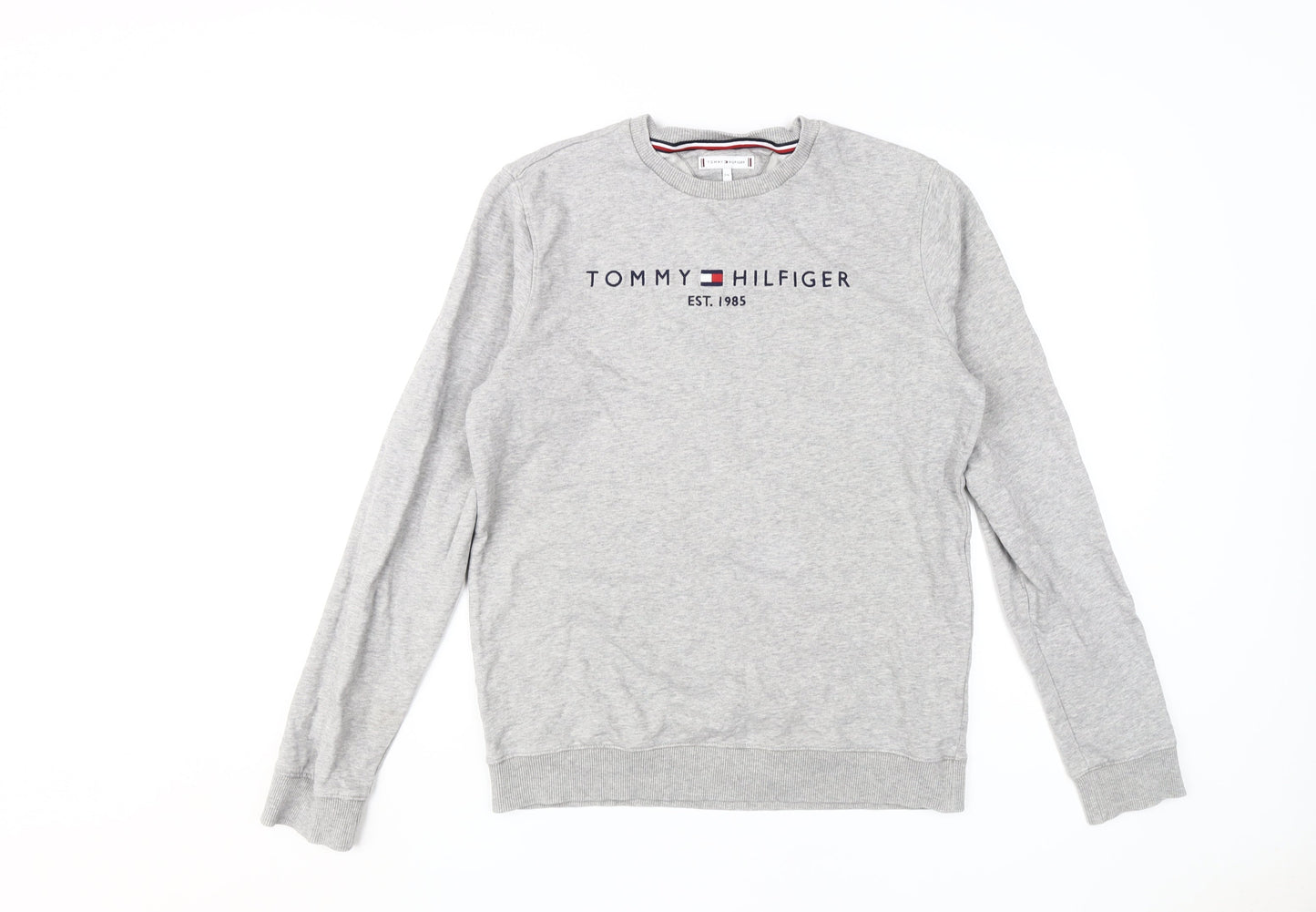 Tommy Hilfiger Boys Grey Logo Sweatshirt - Size 16 Casual