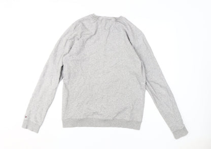 Tommy Hilfiger Boys Grey Logo Sweatshirt - Size 16 Casual