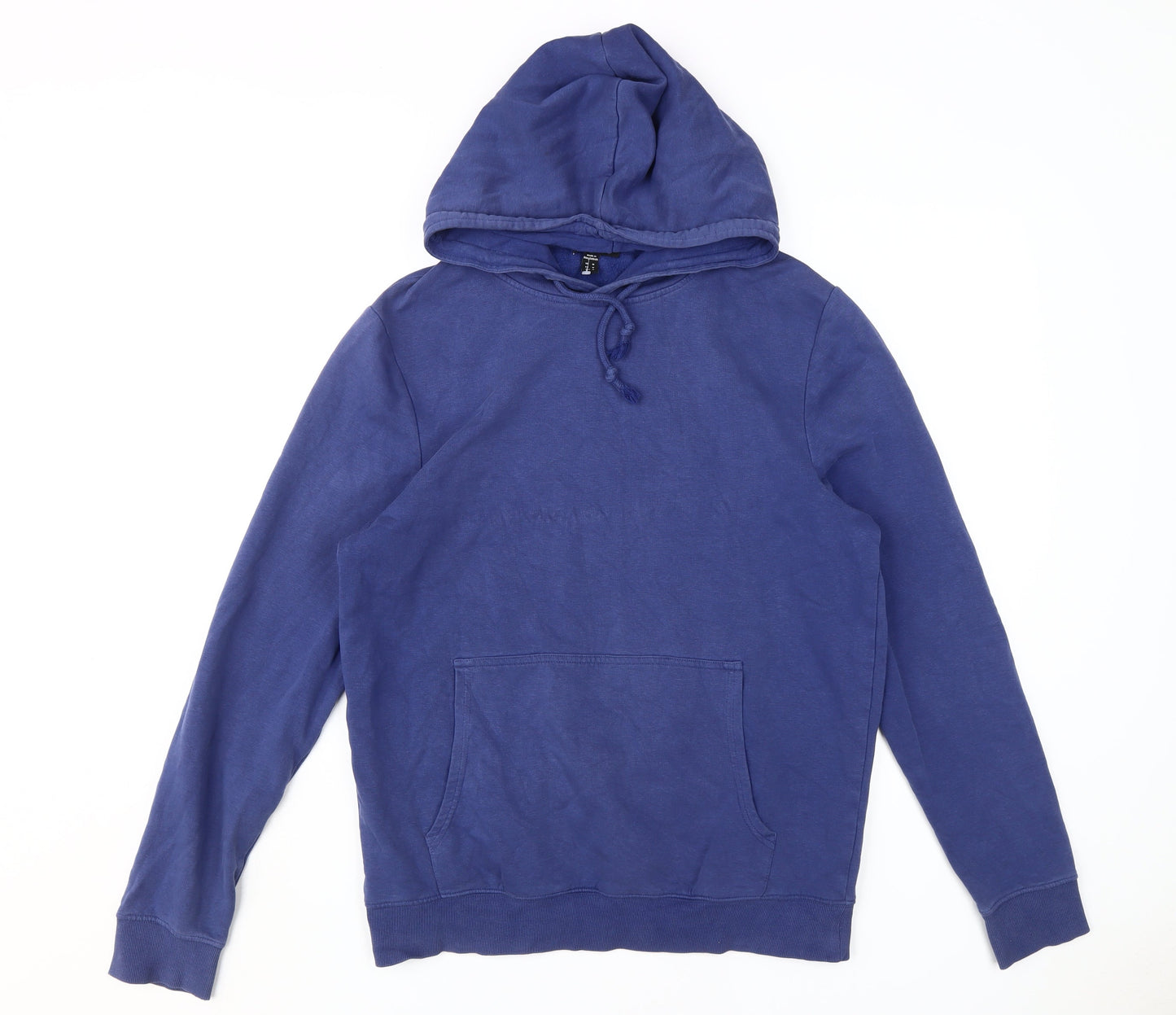 Mens UK Size M New Look Blue Pullover Hoodie