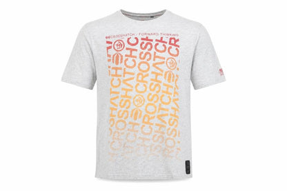 Mens UK Size L Crosshatch Grey  T-Shirt