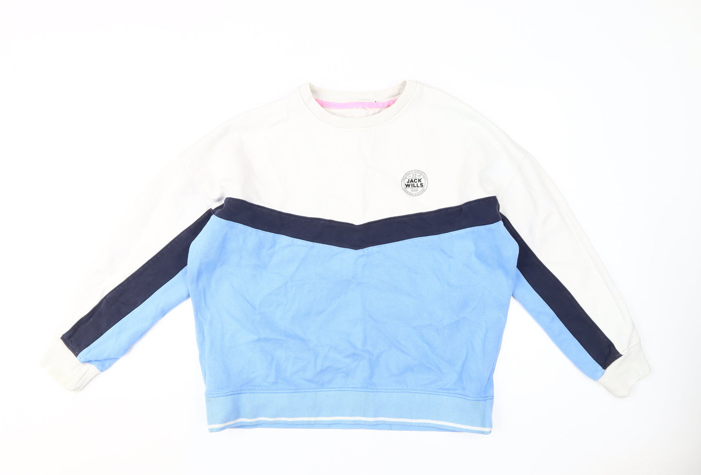 Womens UK Size 14 Jack Wills Multicoloured Sweatshirt Sweatshirt