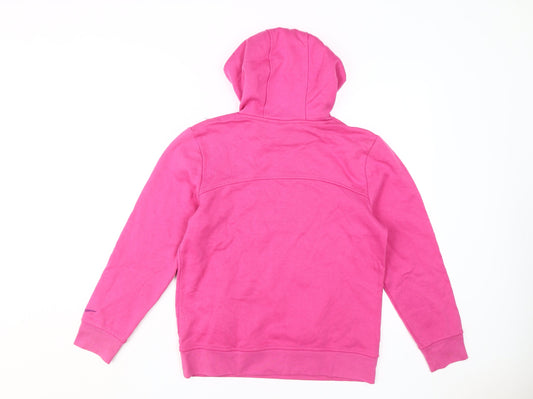 Womens UK Size 10 LA Gear Pink Pullover Hoodie