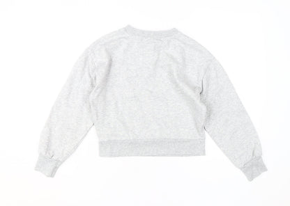 GAP Kids Grey Rainbow Sweatshirt, Girls L, Pullover Style