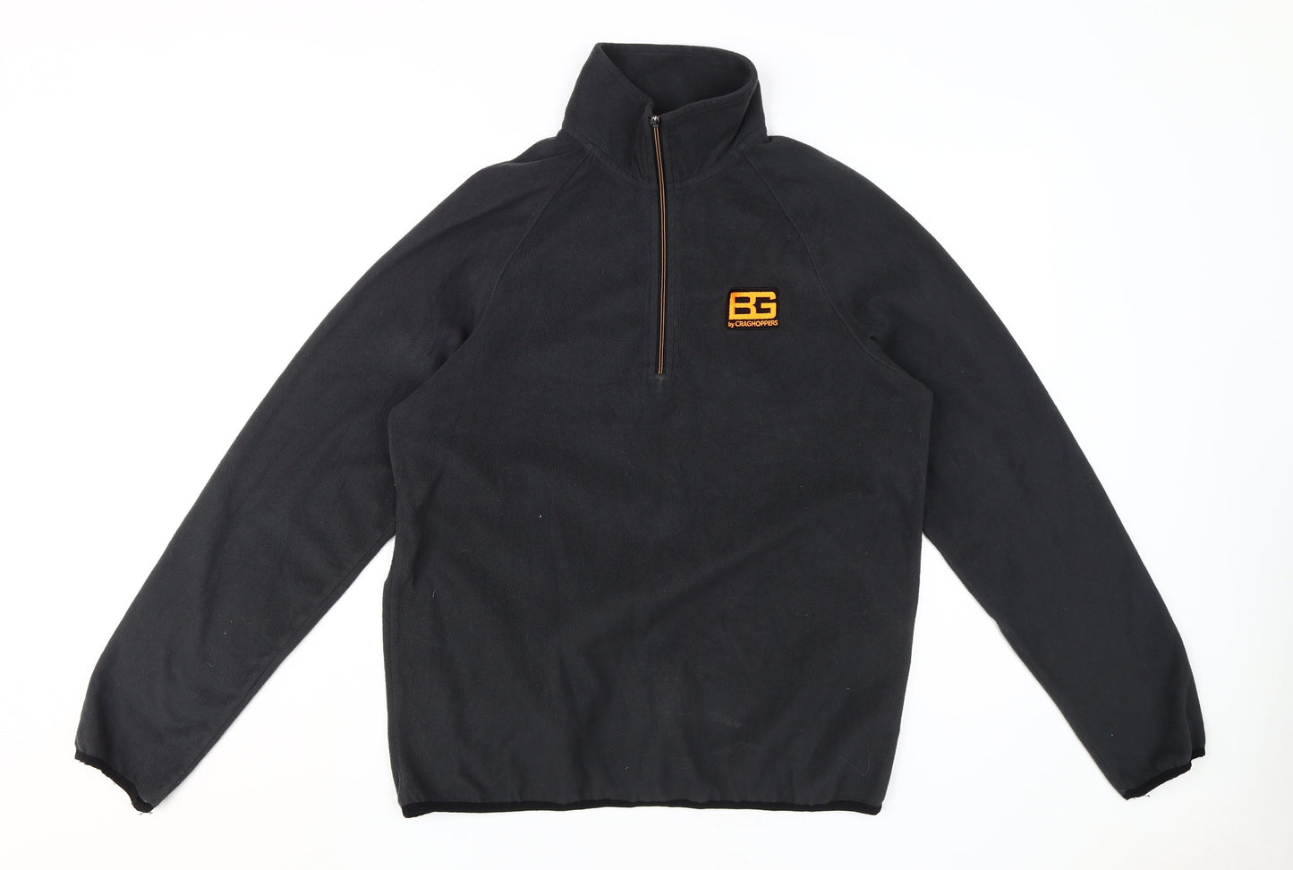 Mens UK Size M Craghoppers Black 1/4 Zip Sweatshirt