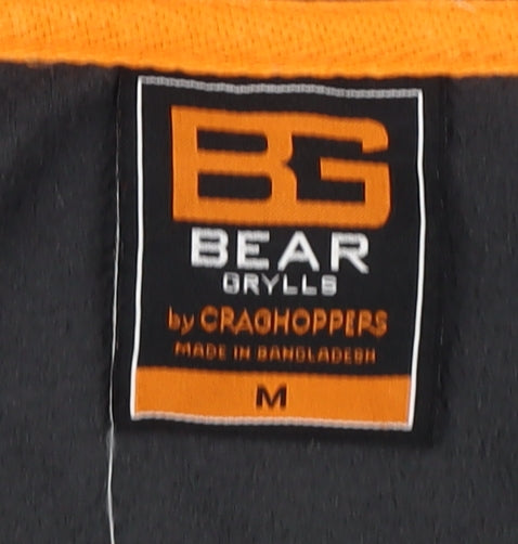 Mens UK Size M Craghoppers Black 1/4 Zip Sweatshirt