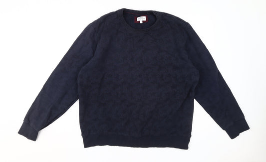 Mens UK Size XL NEXT Blue Pullover Sweatshirt