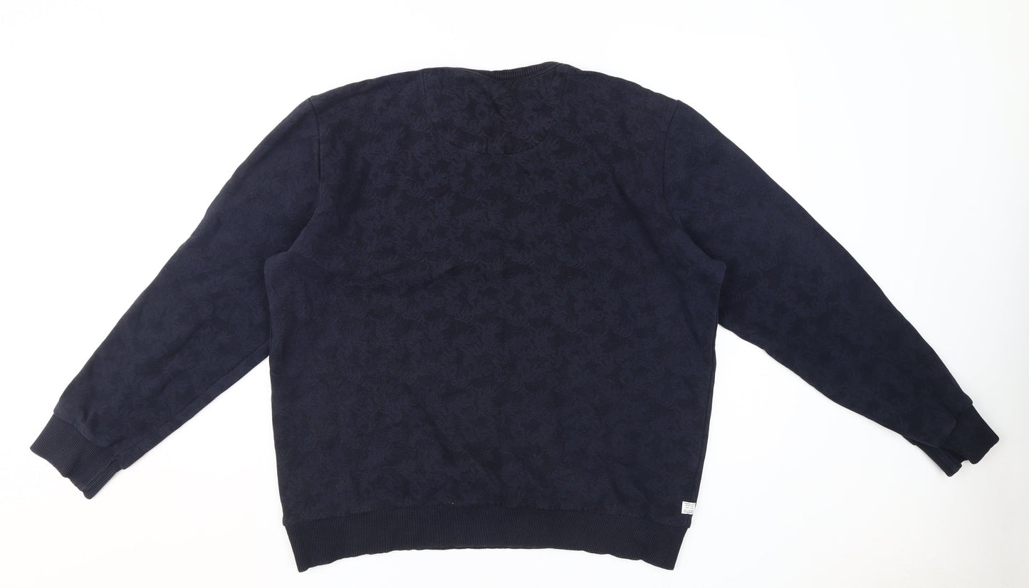 Mens UK Size XL NEXT Blue Pullover Sweatshirt