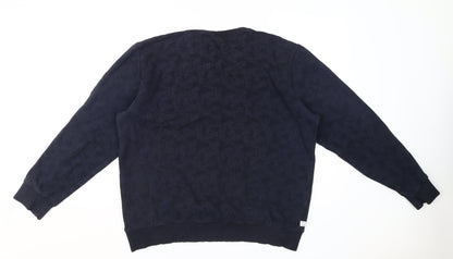Mens UK Size XL NEXT Blue Pullover Sweatshirt