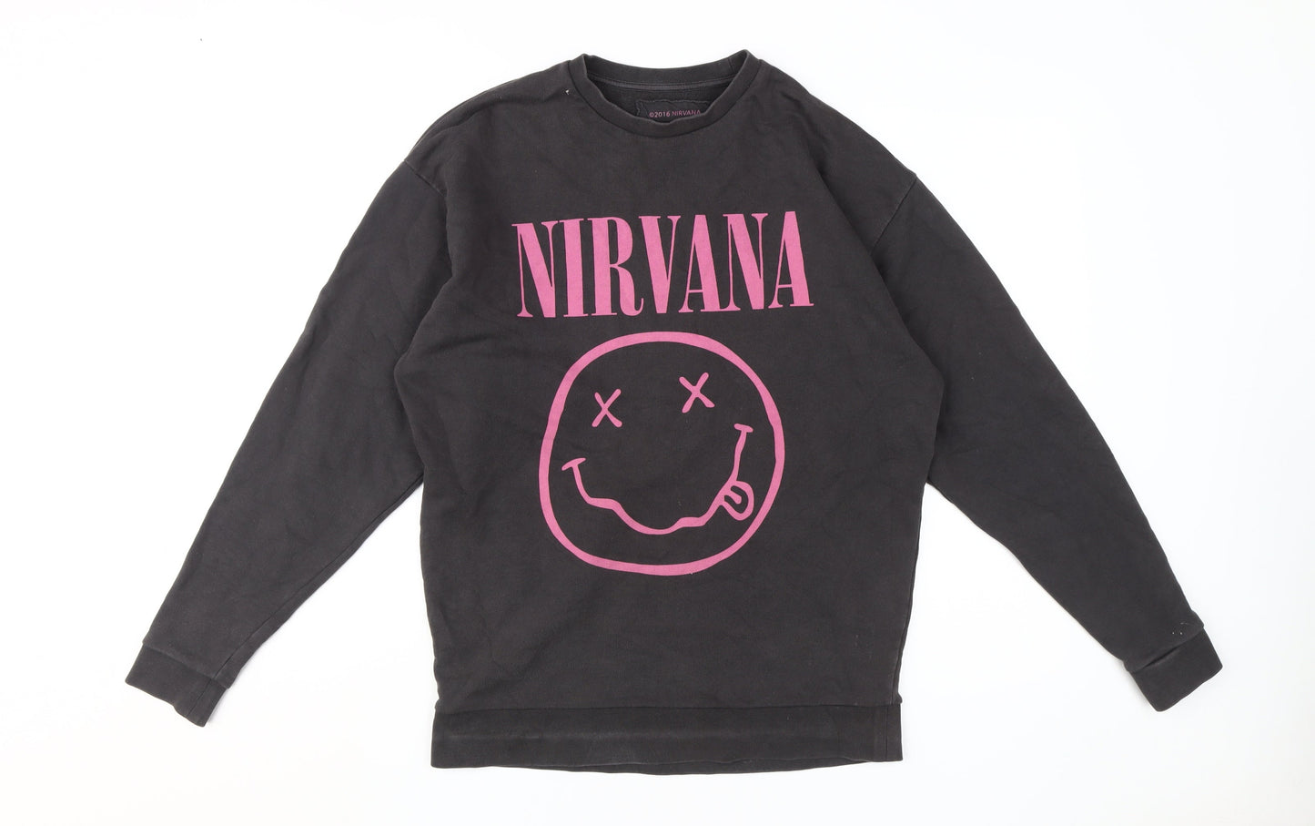 Unisex Adults UK Size XS ASOS Black Pullover Sweatshirt