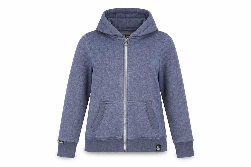 Womens UK Size M Superdry Blue Full Zip Hoodie