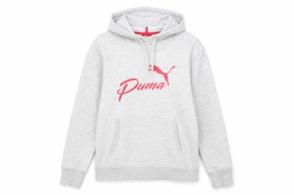 Womens UK Size L PUMA Grey Pullover Hoodie
