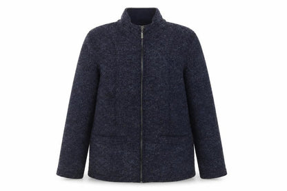 Marks & Spencer Women's Navy Tweed Jacket Size 10