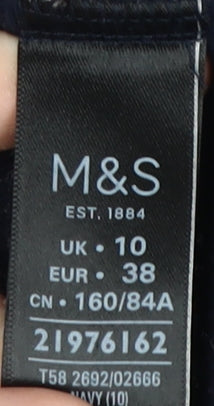 Womens UK Size 10 Marks and Spencer Navy