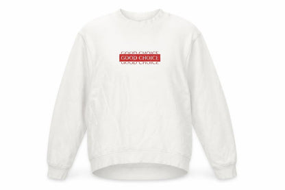 Monki Women's White Sweatshirt XS Graphic Print