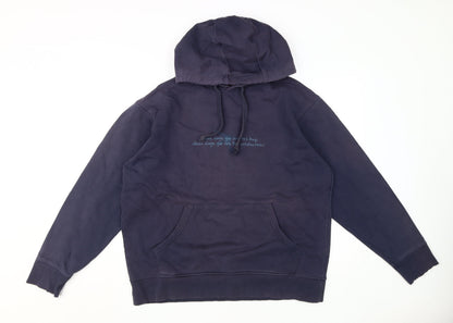 Mens UK Size M Mountain Warehouse Blue Pullover Hoodie
