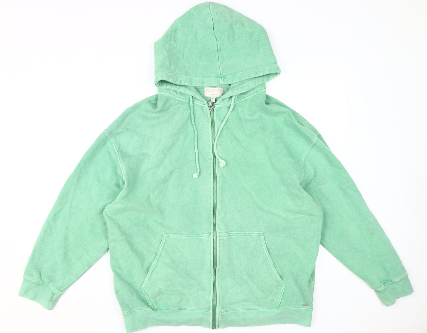 Teens UK Size S Pull & Bear Green Full Zip Hoodie