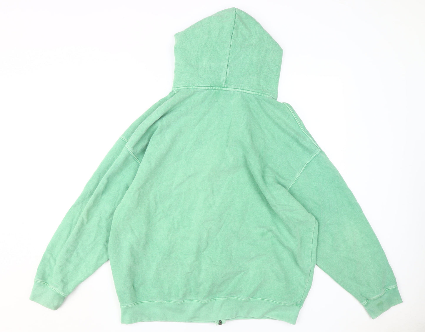 Teens UK Size S Pull & Bear Green Full Zip Hoodie
