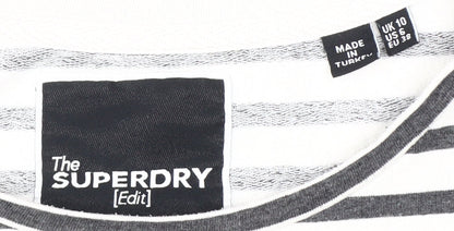 Womens UK Size 10 Superdry Multicoloured Basic T-Shirt