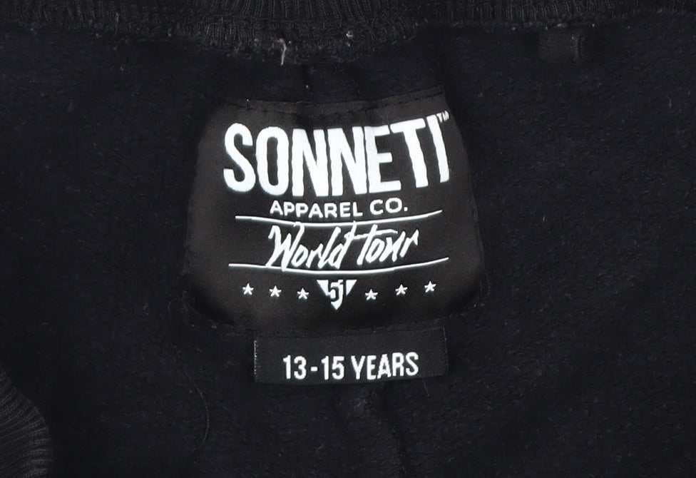 Sonneti Boys Black Jogger Trousers 13-15 Years