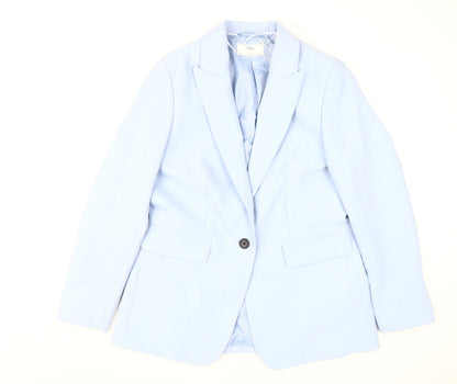 Marks & Spencer Women's Blue Suit Jacket Size 12