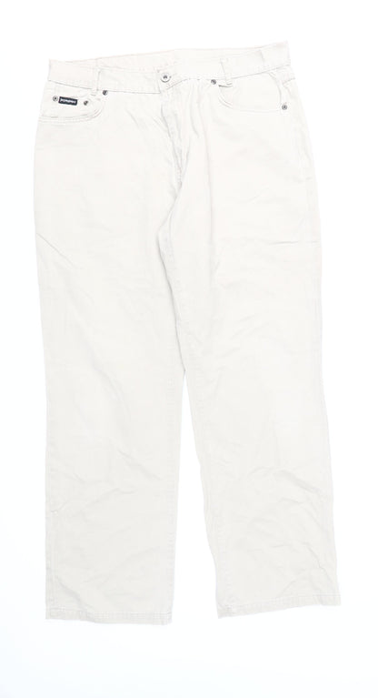 Yves Saint Laurent Men's Ivory Chino Trousers 36