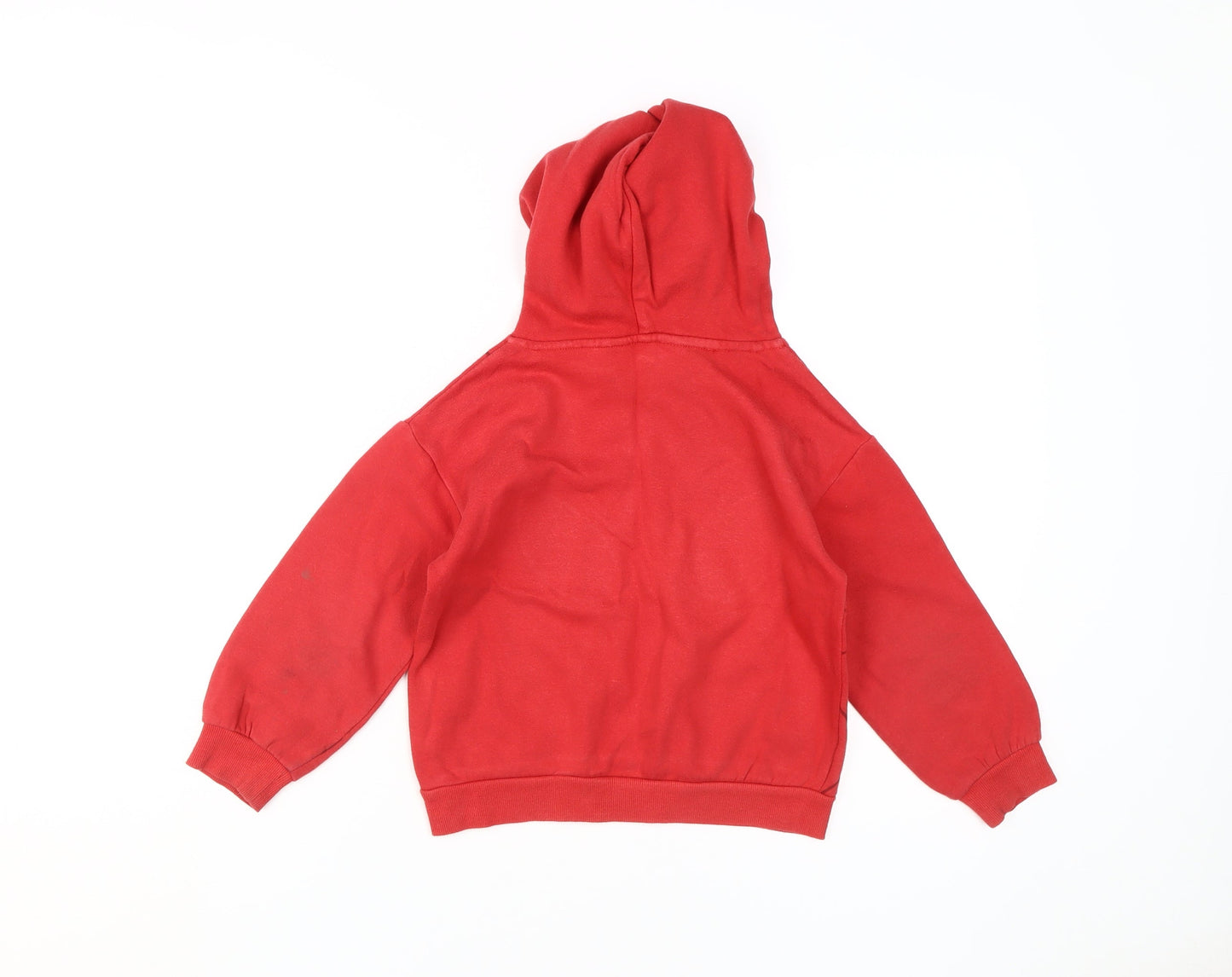 H&M Boys Red Spider-Man Pullover Hoodie Size 4-6Y