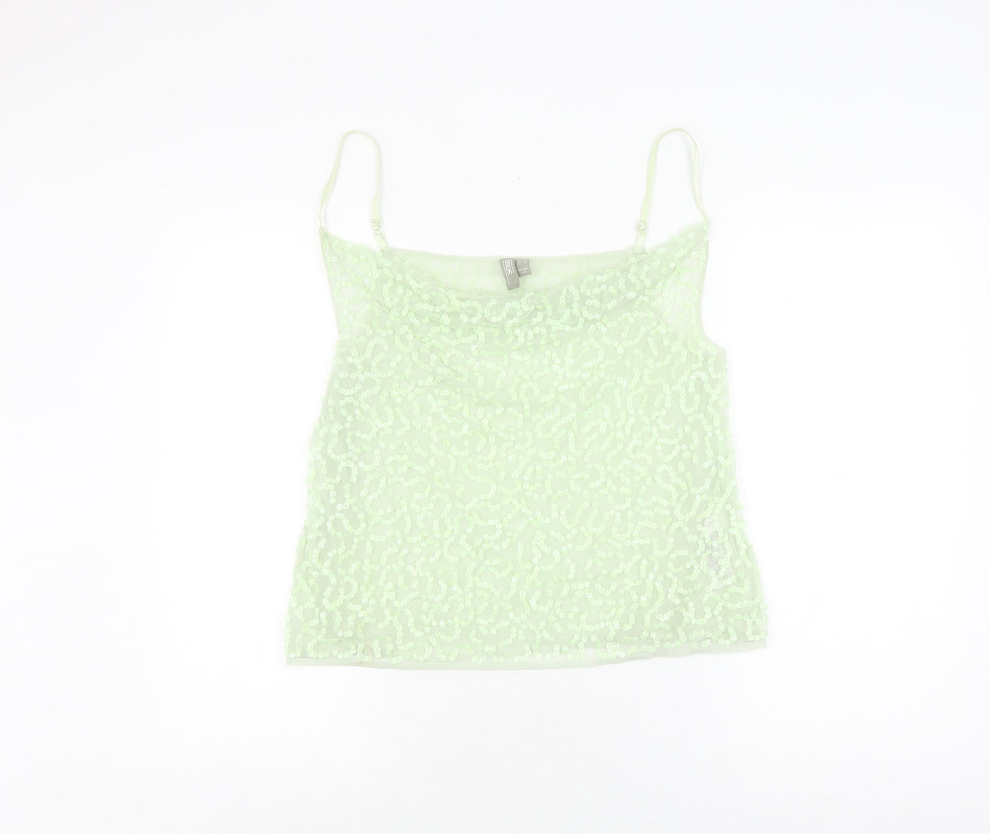 Womens UK Size 12 ASOS Green Camisole Tank