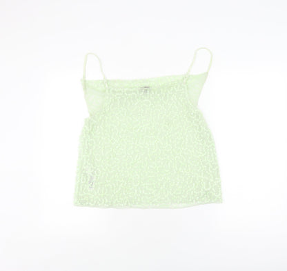 Womens UK Size 12 ASOS Green Camisole Tank