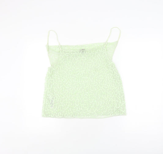 Womens UK Size 12 ASOS Green Camisole Tank