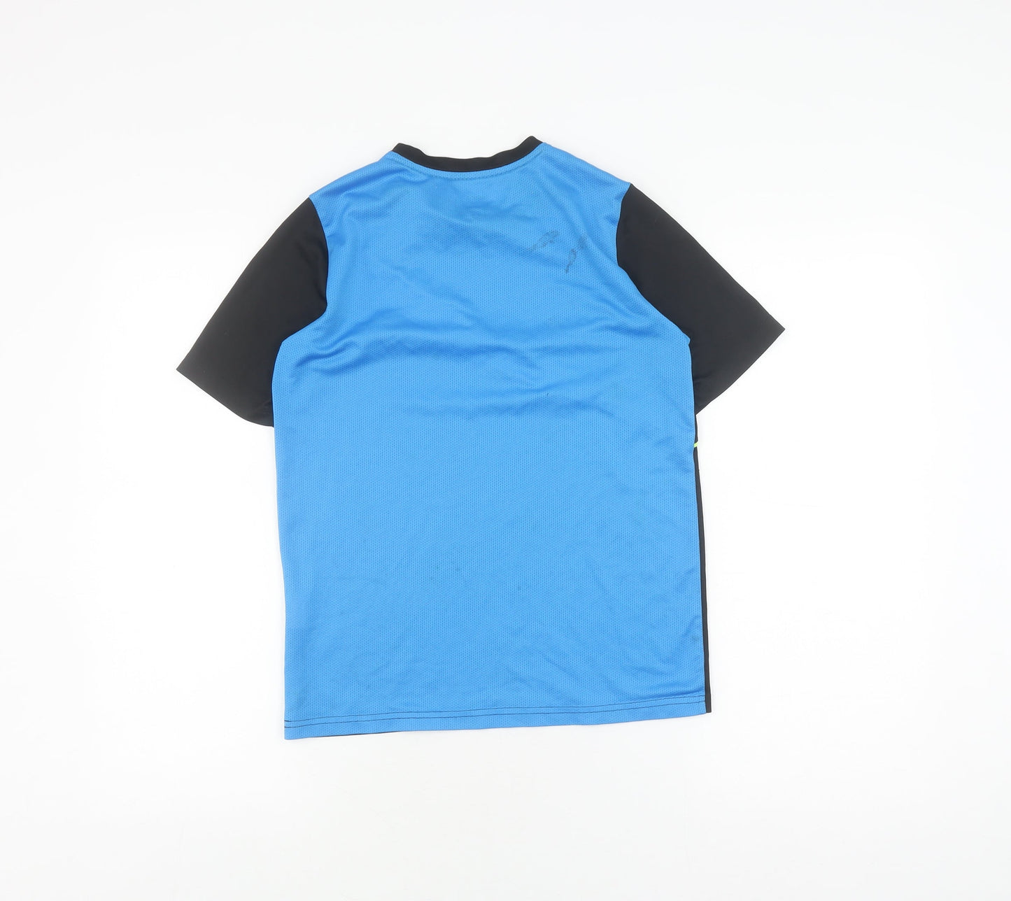 Puma Boys' Black and Blue Sports T-Shirt, Size 13 Years