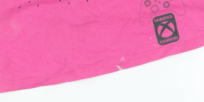 George Girls Pink Xbox Graphic T-Shirt 9-10 Years