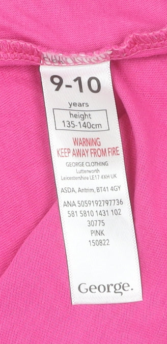 George Girls Pink Xbox Graphic T-Shirt 9-10 Years
