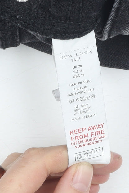 New Look Women's Tall Black Skinny Jeans Size 20