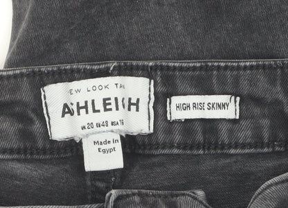 New Look Women's Tall Black Skinny Jeans Size 20