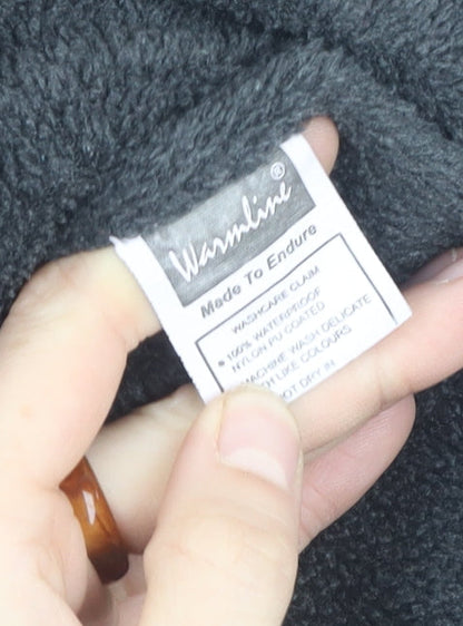 Warmline Unisex Black 2XL Waterproof Puffer Jacket