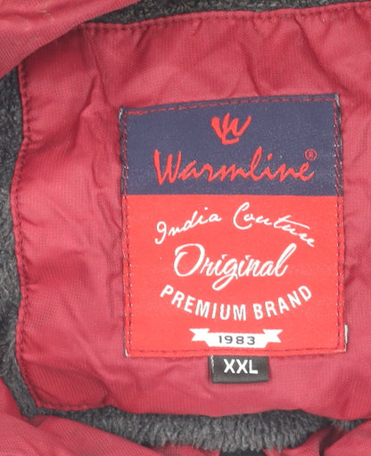 Warmline Unisex Black 2XL Waterproof Puffer Jacket