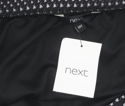 Next Women's Black Tall A-Line Skirt Size 20 Plus