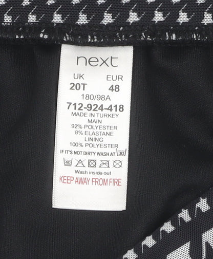 Next Women's Black Tall A-Line Skirt Size 20 Plus
