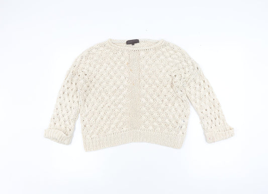 Womens UK Size S Great Plains Beige Pullover Jumper