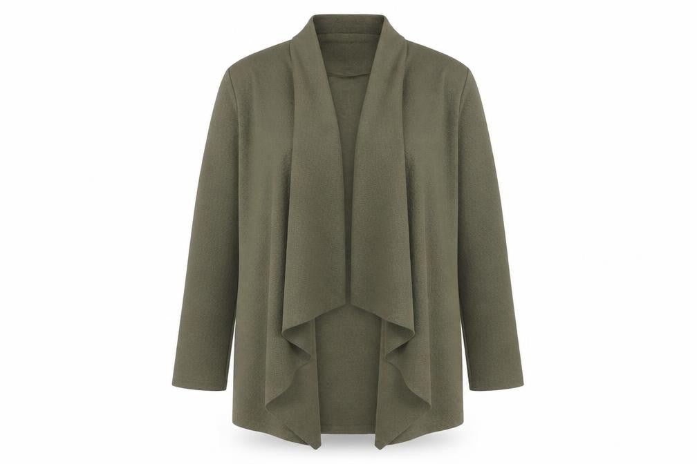Marks & Spencer Women's Green Open Coatigan Size 14