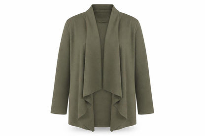 Marks & Spencer Women's Green Open Coatigan Size 14