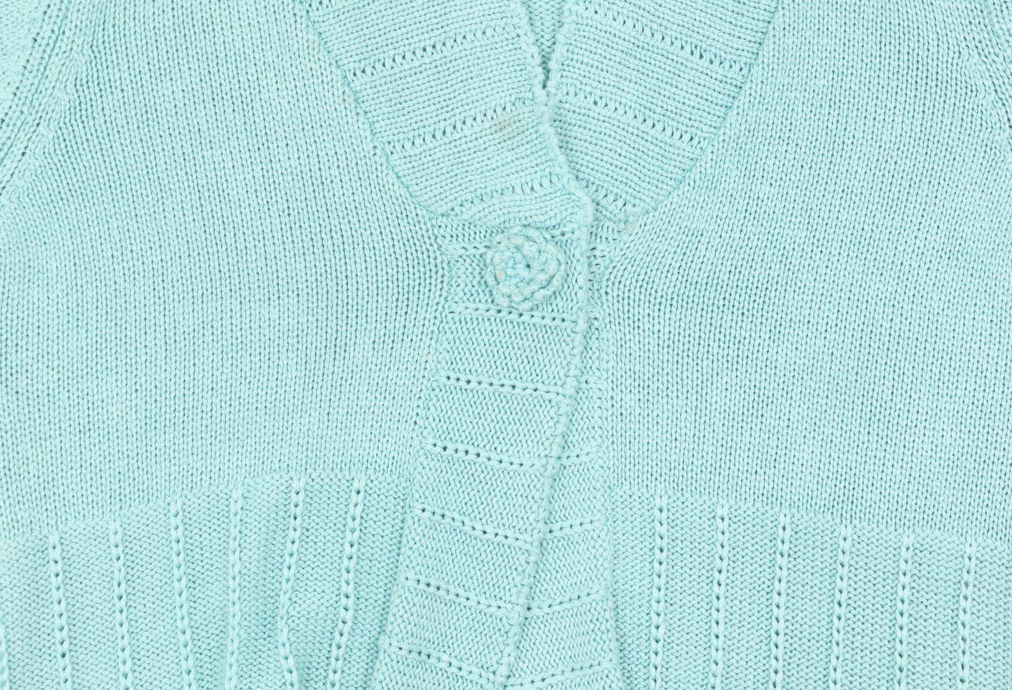 Womens UK Size L Marks and Spencer Blue Cardigan Jumper