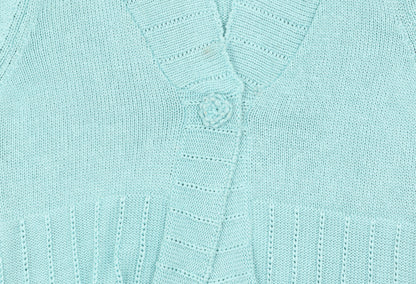 Womens UK Size L Marks and Spencer Blue Cardigan Jumper