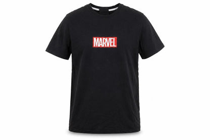 Mens UK Size L Marvel Black  T-Shirt