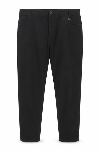 Mens UK Size 50 Regular Cab Co. Regular Fit Casual Black Trousers