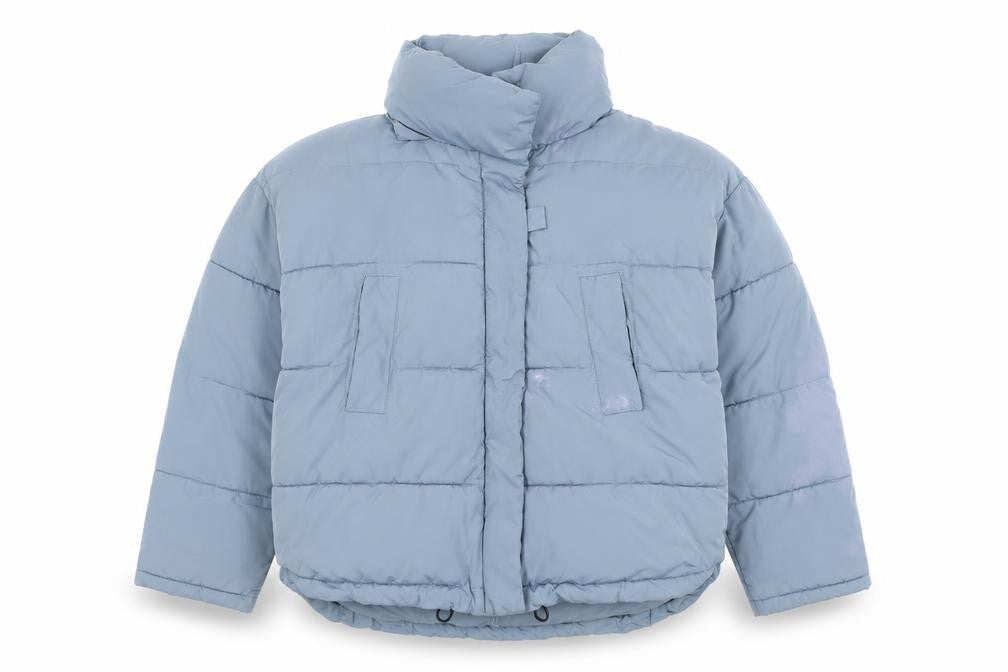 Womens UK Size M Urban Outfitters Blue Puffer Jacket