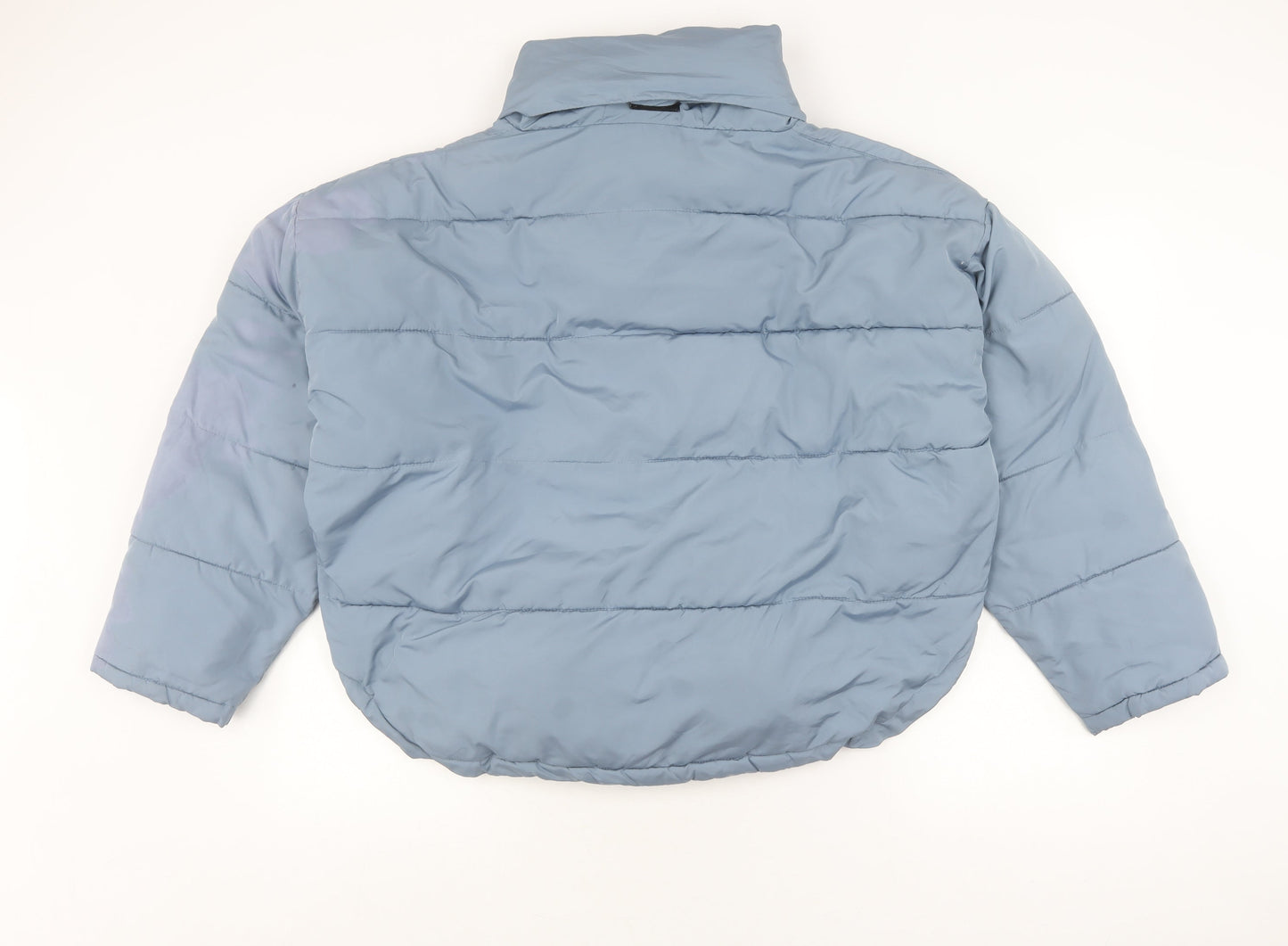 Womens UK Size M Urban Outfitters Blue Puffer Jacket