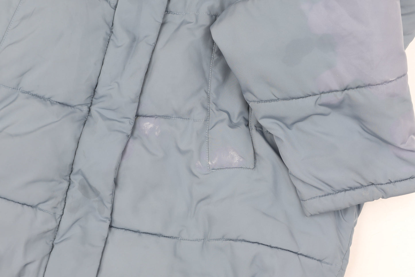 Womens UK Size M Urban Outfitters Blue Puffer Jacket