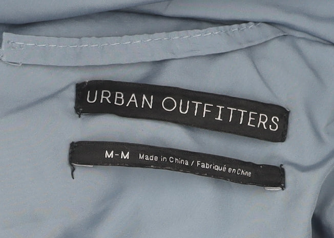 Womens UK Size M Urban Outfitters Blue Puffer Jacket