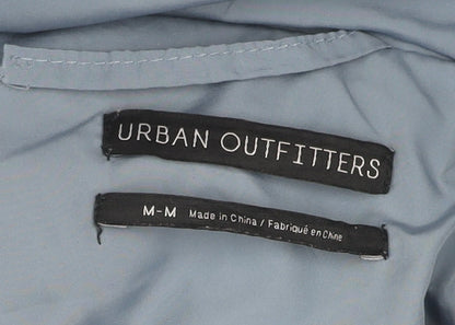 Womens UK Size M Urban Outfitters Blue Puffer Jacket